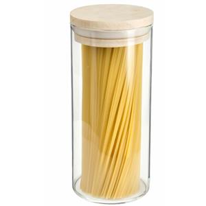 Einmachglas glas holzdeckel hermet 1.3l - Todesknie - 5five