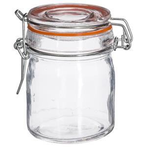 Secret de Gourmet Set van 8 inmaakpotjes/voorraadpotjes 0,15L glas met beugelsluiting -