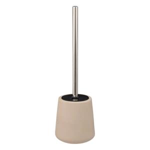 5five Toilet/wc-borstel in houder - polyresin/metaal - beige - cm -