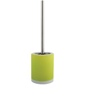 MSV Shine Toilet/wc-borstel houder - keramiek/metaal - appelgroen - cm -