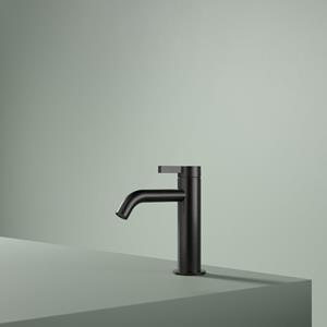 Hotbath Ace Wastafelmengkraan - laag - opbouw - zonder waste - Mat Zwart PVD AC003MBP