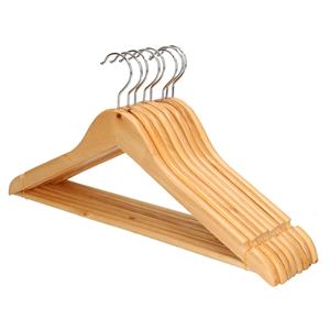 Kipit Kledinghangers - 8x - hout - luxe hangers -