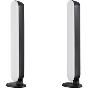 BES LED LED GAME Tafellamp - Trion Gimma - 2.5W - RGBW - Dimbaar - Dynamisch Licht - Sound control - Afstandsbediening - Zwart - Kunststof