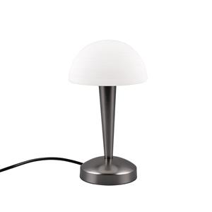 BES LED LED Tafellamp - Trion Candin - E14 Fitting - Warm Wit 3000K - Zwart/Chroom