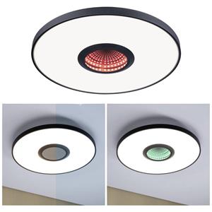 Paulmann 71038 Spaceglow LED-Deckenleuchte LED 21W Schwarz (matt)