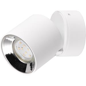 BES LED LED Wandlamp - Wandverlichting - Trion Pinati - GU10 Fitting - Rond - Mat Wit - Metaal