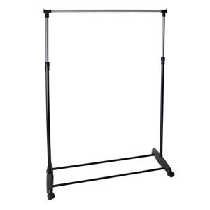 Gerimport Mobiel kledingrek enkele stang 90-160 cm -