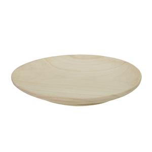 Othmar Decorations Kaarsenbord/decoratie schaal - hout - D20 x H2 cm -