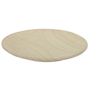 Othmar Decorations Kaarsenbord/decoratie schaal - hout - D27 x H2 cm -