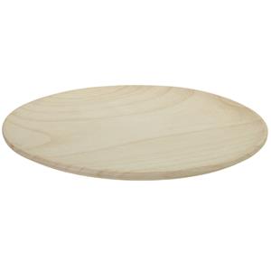 Othmar Decorations Kaarsenbord/decoratie schaal - hout - D29 x H2 cm -