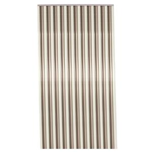 Ambiance Aruba bruin/zand pvc vliegen/insecten gordijn 90 x 200 cm -