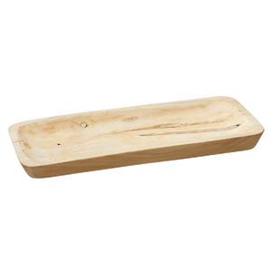 Cepewa Rechthoekig kaarsenbord/kaarsenplateau hout x 3 x 17 cm -