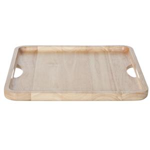 Cosy & Trendy Kaarsenbord/kaarsenplateau hout vierkant L29 x B29 x H2 cm -