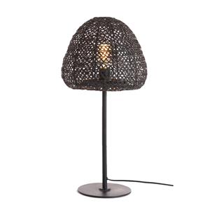 Countrylifestyle Tafellamp Finou mat zwart
