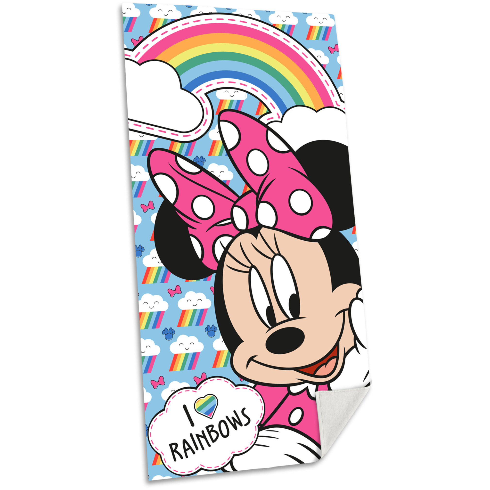 Disney Minnie Mouse strand/badlaken - 70 x cm - katoen - voor kinderen