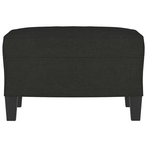 vidaXL Voetenbank 60x50x41 cm stof zwart