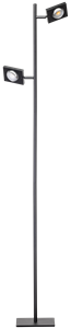 ETH Jake Vloerlamp 2x Led Met Lens 3 Step Dimming 2700k 10w Zwart 782L