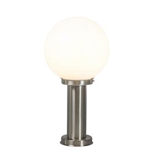 qazqa Moderne Außenlaterne Stahl Edelstahl 50 cm - Sfera - Stahl