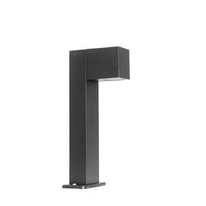 qazqa Industrielle stehende Außenlampe schwarz 35 cm IP44 - Baleno - Schwarz