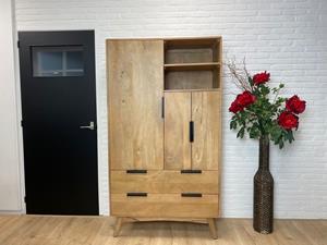 Loods XL Mangohouten kast Akker retromodel