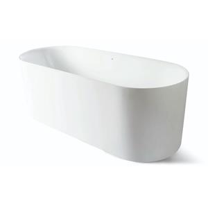 Luca sanitair Vrijstaand Bad  Primo Acryl 170x71x60 cm Incl. Afvoerset Mat Wit