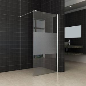 Aqua Splash Inloopdouche Schaamband 120X200 cm 10 mm Veiligheidsglas 