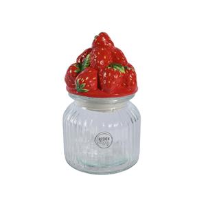 Voeg Een Vleugje Zomer Toe Aan Je Keuken Met De Decoris Voorraadpot Aardbei. Met