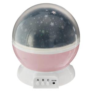 Atmosphera Nachtlamp sterren projector - 3 standen - 360 graden - galaxy projector sterrenhemel - roze -