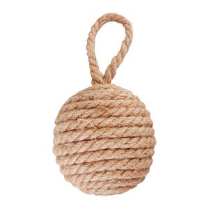 Best for Boots Esschert design deurstopper knoop - 1.7 kilo - bruin - jute - 14 x 14 cm -