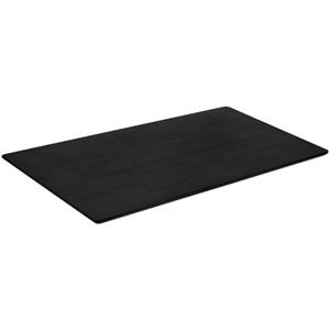 Vega Tafelblad Acerios rechthoekig; 120x80x2.5 cm (LxBxH); zwart; rechthoekig