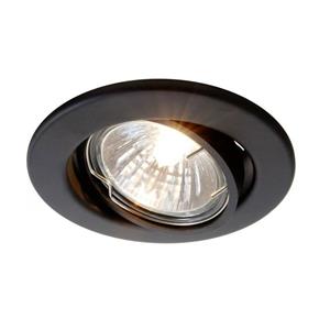 dekolight Deko Light Einauring 89 GU10 110037 Deckeneinbauring LED, Halogen GU10 35W Signal-Schwarz