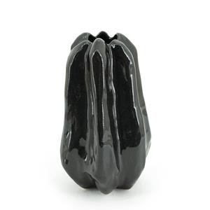 Vaas Alba 25cm hoog - Zwart