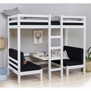 Hoppekids Hoogslaper ECO Dream JUMBO met zithoek, matrassen & kussenset