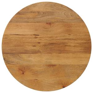 VidaXL Tafelblad rondØ 70x2,5 cm massief ruw mangohout