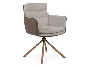 Draaistoel LOGOPI beige