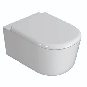 Globo Wandcloset  Lalita 54x36 cm Cleanstorm Glans Wit