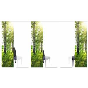 HOME WOHNIDEEN Paneelgordijn GALWAY HxB: 245x60, inclusief bevestigingsmateriaal (6 stuks)