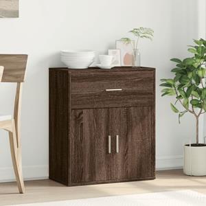 vidaXL Dressoir 60x31x70 cm bewerkt hout bruin eikenkleurig