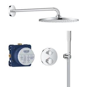 Grohe QuickFix Precision Thermostat Perfect inbouw douchesysteem met Vitalio Rain Mono 310 hoofddouche chroom 34880000