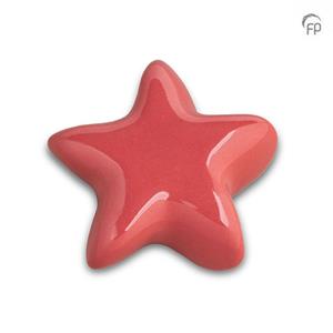 Urnwebshop Keramische Mini Ster Urn Asteri Oudroze (0.05 liter)
