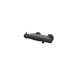IVY Bond Badthermostaatkraan opbouw cooltouch met cascade uitloop Mat zwart PED 6301052