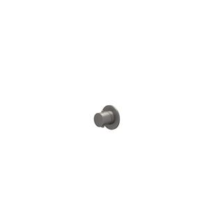 IVY Bond Afbouwdeel Inbouwthermostaat Symmetry met rond rozet Geborsteld metal black PVD 6202416