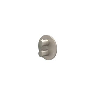 IVY Bond Afbouwdeel Inbouwthermostaat met 2-weg stop-omstel met rond rozet Geborsteld nickel PVD 6201153