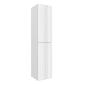 Muebles Raya kolomkast ribbelfront 160cm wit mat