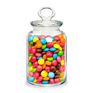 Pasabahce Snoeppot/voorraadpot Megan - 1500 ml - glas - met luchtdichte deksel - D12 x H21 cm -
