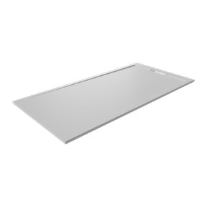 Balmani Andes douchebak 200 x 100 cm solid surface mat wit