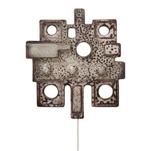 HKliving Ceramic Wandlamp - Relief