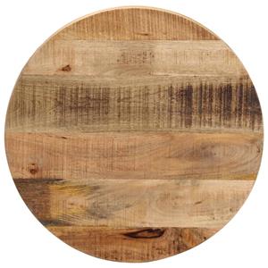 VidaXL Tafelblad rondØ 40x1,5 cm massief ruw mangohout