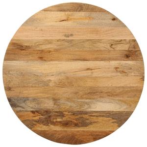 VidaXL Tafelblad rondØ 70x2,5 cm massief ruw mangohout