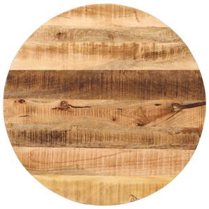 VidaXL Tafelblad rondØ 80x2,5 cm massief ruw mangohout